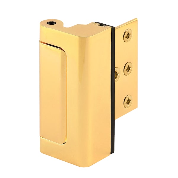 Prime-Line Door Reinforcement Lock, 3 in. Stop, Aluminum Construction, Polished U 11442 - main